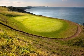 18 Holes of Golf Plus Bacon Roll and Coffee For Two, £20 at Whitsand Bay Hotel (60% Off)