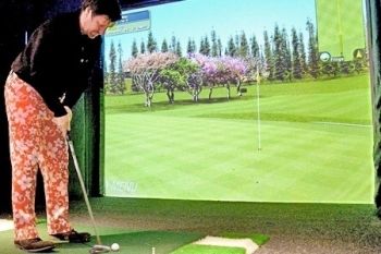 Golf Simulator Plus Nachos and Beer For Two from £14 at The Green (Up to 69% Off)