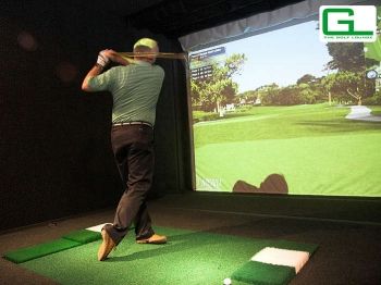57% off Golf Simulator Session for Four with Burger Meal - £25