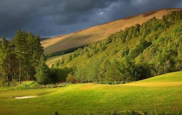 18 Holes for TWO at The Macdonald Cardrona Hotel, Golf & Spa, including a Bacon Roll and Tea or Coffee plus a Cardrona Resort Ball Marker each